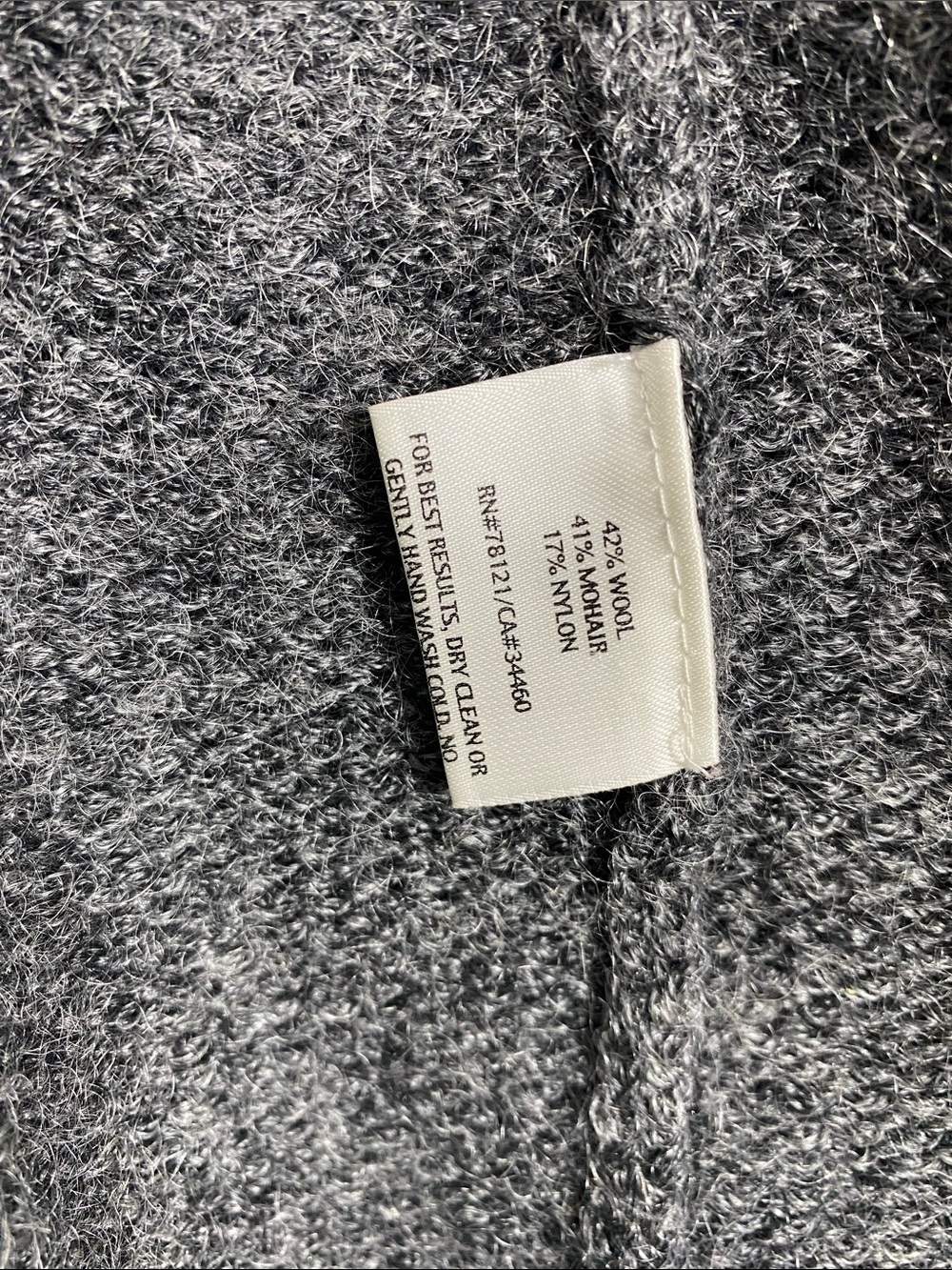 Eileen Fisher Hooded Open-Front Cardigan - Charcoal Gray Size S - Picture 7 of 16